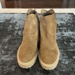 Dolce Vita Tan Suede Cashe H2O Lug Sole Ankle Boot Size 7.5 Photo 2