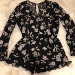 Forever 21 Long Sleeve Floral Romper Photo 0