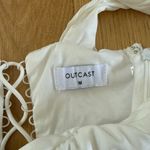 Outcast Clothing Mini Dress Tie Up Back Dylan Size M White Size M Photo 3