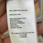 Laundry by Shelli Segal Striped Linen Blend Blouse Size Medium Photo 5