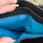 BVLGARI  Black Leather Wallet with Silver Logo Photo 4