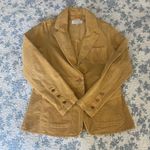 Dear John Denim Heather Color Corduroy Academia Blazer Sunset Gold Size Small Photo 3