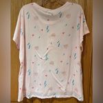 Wildfox Pride Symbols Rainbows Heritage Cotton Tee Shirt Ballerina Pink Size XL Photo 8