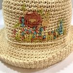 Paper Knit Flower Accent Bucket Hat Photo 3