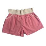 Twenty Second  22nd‎ Women’s Pink With Cream Lace Shorts Inseam 2.5” Photo 2