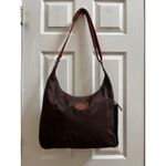 Longchamp  Le Pliage FLAW Nylon Adjustable Strap Messenger Bag Chocolate Brown Photo 1