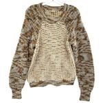 Mystree  Moss Stitch Earth Tone Knit Chunky Sweater Photo 14
