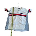 Tommy Hilfiger Vintage striped Shirt Long Sleeve TwoTone Office Preppy Y2k XS Photo 5