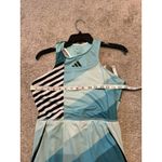 Adidas SZ M-  Women's Aero Ready Transformative Tennis Dress,‎ Flash Aqua /Black. Photo 8