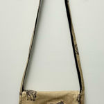 Handmade Zebra Print Hemp Linen Crossbody Purse Bag, Black & Tan | One Size Photo 0