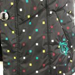 Burton  Dryride Puffer Vest M Black Multi Faux Fur Hooded Quilted Snow Ski Core Photo 3