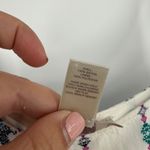 Loft  Cream Embroidered Empire Waist Spaghetti Strap Dress XL Photo 5