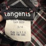 TangentsTartan Mini‎ Skirt in Black, Red, and white Black Size undefined Photo 4