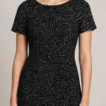 Reiss  Janella Black‎ Lace Sheath Dress Short Sleeve Size 4 Photo 0