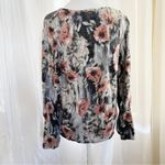 Dantelle Floral bell sleeves Blouse Size Medium Photo 2