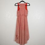 YA Los Angeles Orange Silk Blend Midi Dress Size Medium Photo 4