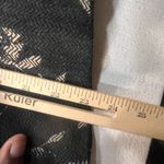 Armani Collezioni  Floral Blazer Womens 14 Black Beige Button Front Jacket Italy Photo 5