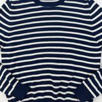 Brandy Melville - Striped Knit Sweater in Navy Blue & White Photo 1