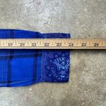 Affliction  Black Premium Women's Small Blue Plaid Western‎ Pearl Snap Shirt Photo 13