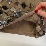 Alice + Olivia  Vista Beaded Dress Retro Flapper Sparkle Mini Sz 8 Photo 5