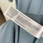 Eileen Fisher  Jersey V-Neck Dress Women's Size Small Slate Blue Viscose Spandex Photo 6