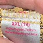 No Boundaries  Hi-Low Sundress Ruffle Hem Ditsy Floral Print Gold Juniors XXL 19 Photo 11