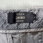 J.Crew Sz 6 Mercantile Classic Chino Gray Shorts Pockets Mid Rise Photo 1