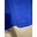Gap Blue Fleece Three Quarter Zip Pullover Size Small Photo 2