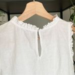 J.Crew  Linen Blend Ruffle Tank Photo 1
