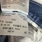 Levi's Levi’s high-waisted orange tab Jean shorts Photo 3