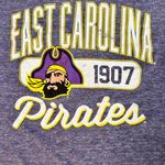 5th & Ocean Women’s ECU East Carolina University Pirates Purple Team Tee Shirt Sz XL Photo 1