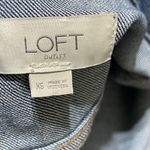 Loft Outlet Classic Denim Jean Jacket Size XS Medium Wash Stretch Blue Photo 3