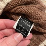 SheIn Women’s Brown Knit Sweater Vest Photo 1