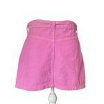 Free People Ray Cord Mini Skirt Bubblegum Pink Womens Size 4 NWOT Photo 4