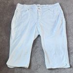 Gloria Vanderbilt  White All Around Slimming Effect Comfort Curvy Capri SIZE 22W Photo 0