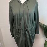 Torrid  Active Olive Ponte Anorak Jacket - Size 18/20 (2) Photo 2