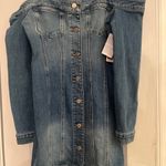 Guess Halcyon mini Jean denim dress NWT size small stretchy sexy rodeo western Photo 4