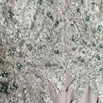 Mac Duggal 20264 Appliqued Cap Sleeve Bodice Flowy Gown Vtg Lilac Size 18 $598 Photo 4