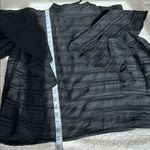 Allison Joy Alison Eve Evereve Bowie Chic Black Ruffled Blouse Size Medium Photo 10