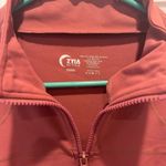 ZYIA Active XXXL Salmon Pullover 3/4 Zip Jacket Athletic‎ Top Thumb Hole Plus Red Size 4X Photo 1