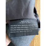 Prada Made In Italy Wool Skirt Front Slit Side Zip Gray Career Size 44 Waist 30 Photo 8