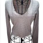 Wild Fable NWOT Beige V-Neck Long Sleeve Top Photo 0