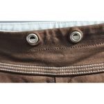 Jockey Pants Womens Size Medium Brown Wide Leg Button Closure Minimalist Classic Photo 5