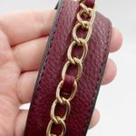 Steve Madden Bdhalia Burgundy Red Shoulder Bag Chain Strap 2 Piece Set w/ Pouch Photo 4
