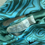 Nike Swirl High Waist Swim Bottoms NWT size XXL Ribbed in Aquarius Blue Photo 8