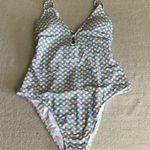Shade & Shore Women's Plunge Front High Leg One Piece Swimsuit Sz. Lrg NWT Photo 3