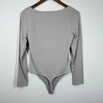 Babaton  Contour Lange Bodysuit Longsleeve Sweetheart Bodysuit‎ Light Grey Size L Photo 1