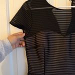 Ted Baker London Sheer Black Mini Dress Photo 2