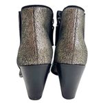Giuseppe Zanotti  Metallic Leather/Suede Ankle Boots Photo 5