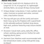 Merokeety Marokeety Quilted Sweatshirt Pullover Photo 4